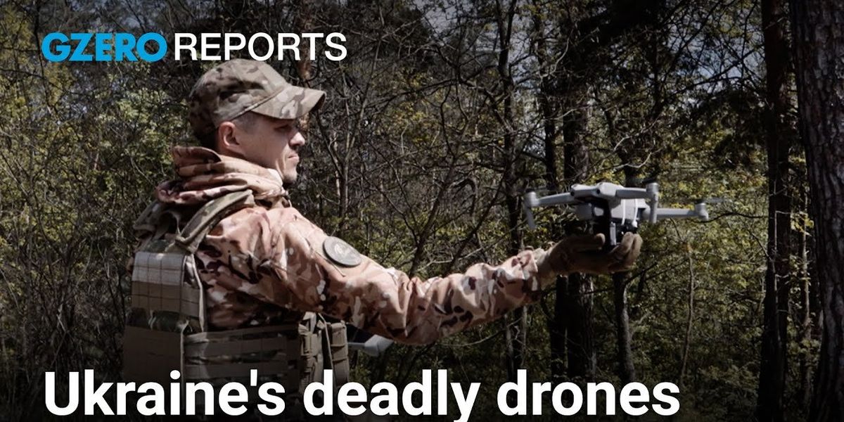 How Ukrainians learn to pilot kamikaze drones that destroy tanks