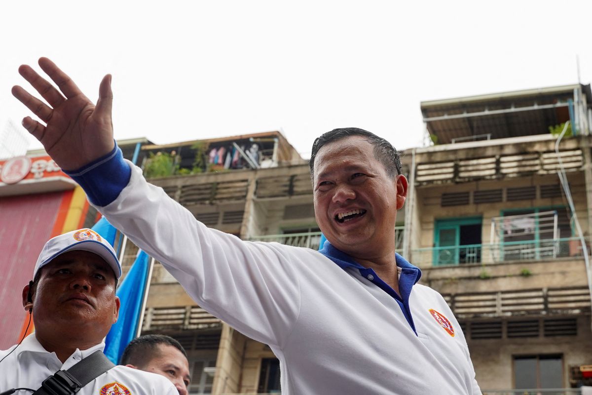 Hun Manet, son of Cambodia's Prime Minister Hun Sen