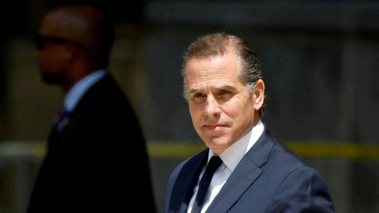 Hunter Biden, son of U.S. President Joe Biden, departs federal court n Wilmington, Delaware.