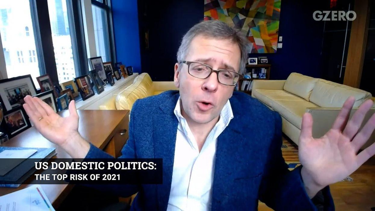 Watch Ian Bremmer explain the "Top Risk" of 2021: divided US domestic politics