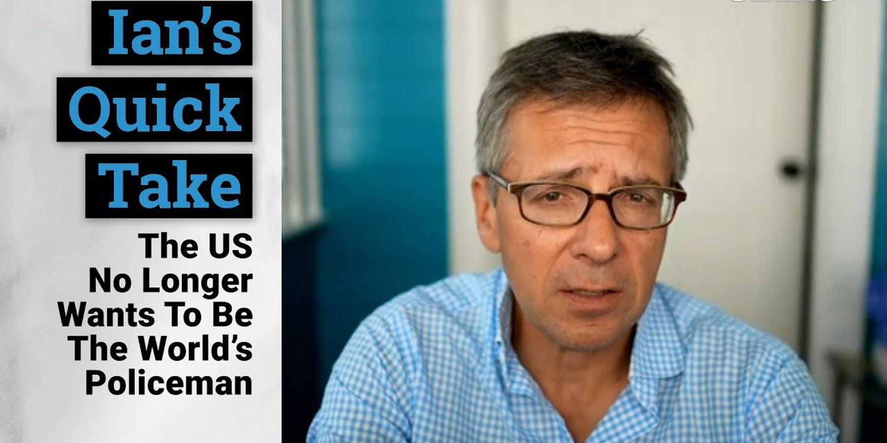 The US no longer wants to be the world's policeman