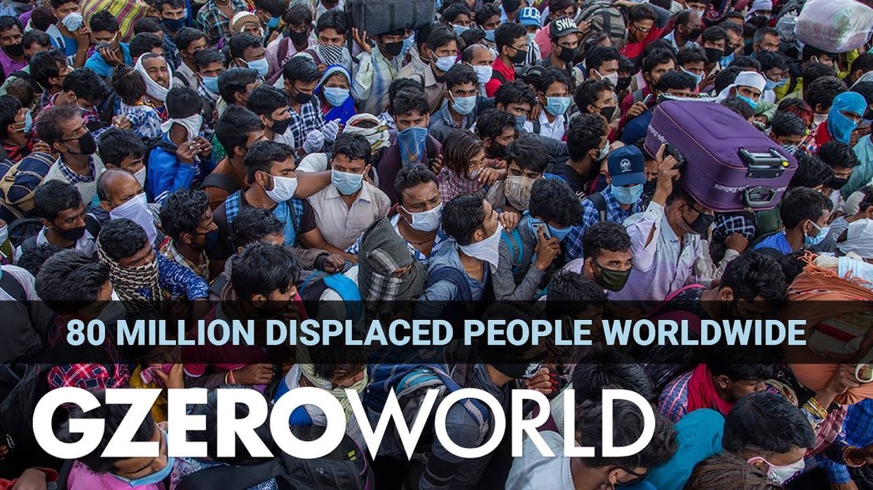The refugee crisis that has displaced 80 million people worldwide