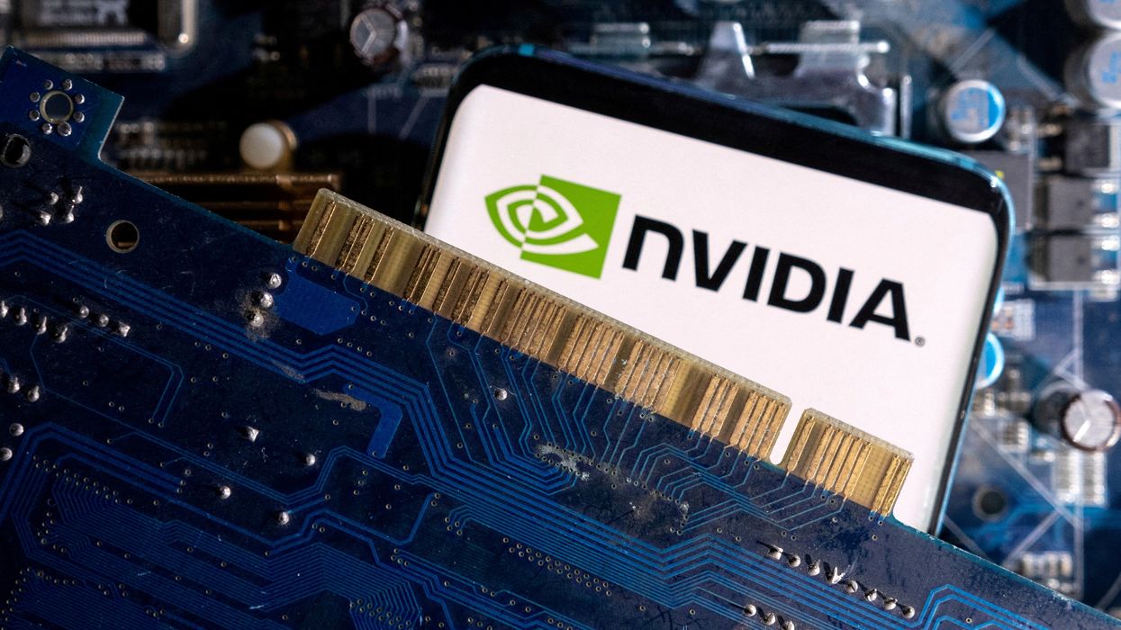 Illustration of the NVIDIA logo.