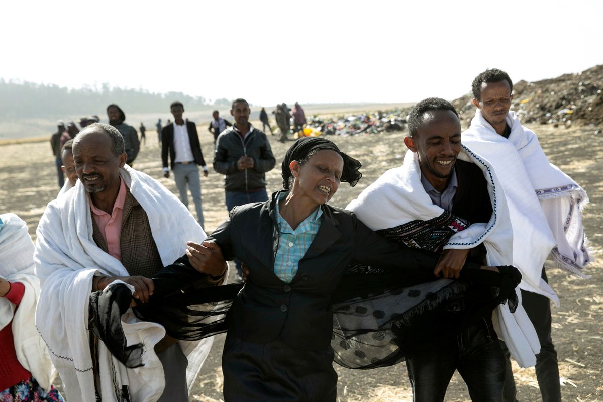 TRAGEDY IN THE SKY, POLITICS ON THE GROUND