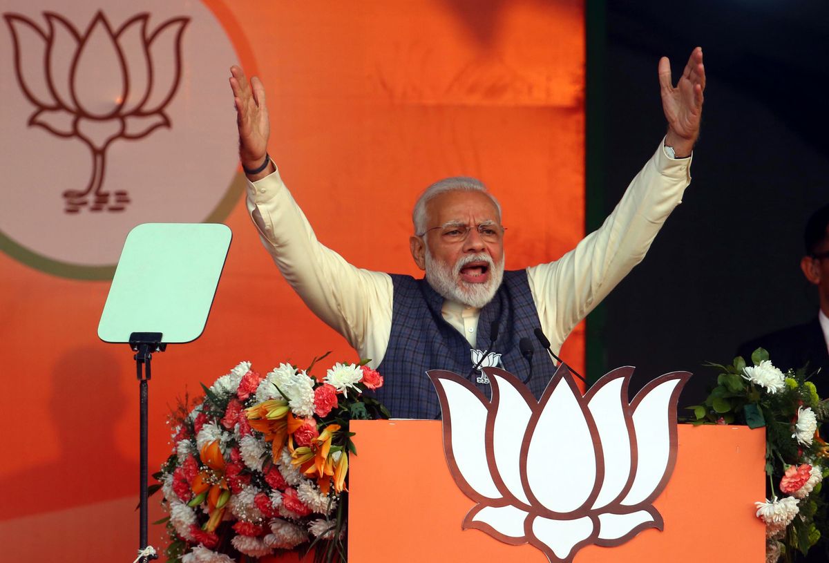 Modi defies gravity