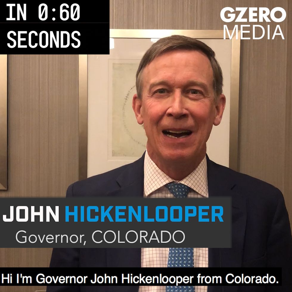 Gov. John Hickenlooper in 60 Seconds
