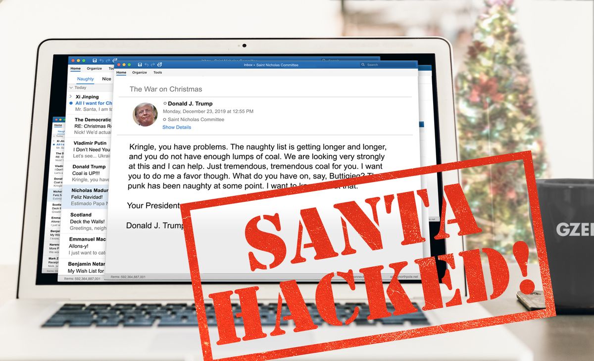 North Pole servers hacked!