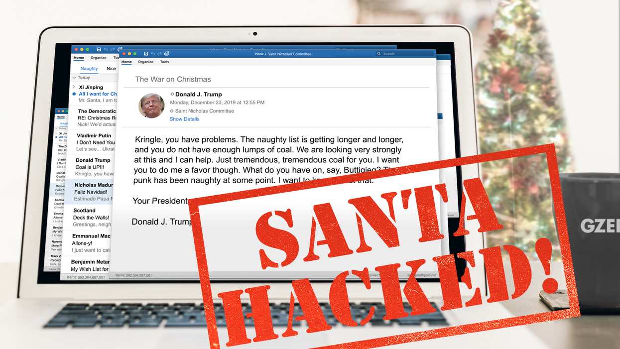 North Pole servers hacked!