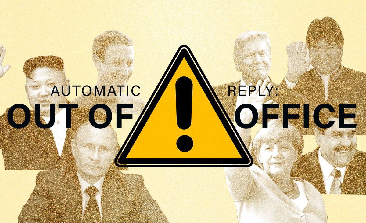 Which world leaders are out-of-office this holiday season?