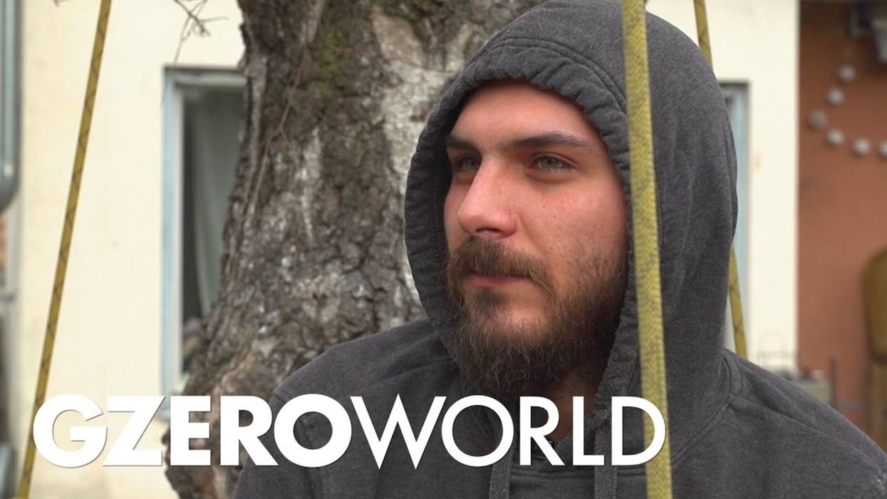 A Syrian refugee with a taste for tattoos and techno