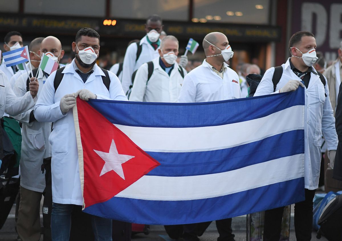 Hard Numbers: Cuban doctors abroad, vaccine promise, China's pressure on the EU, high times in California