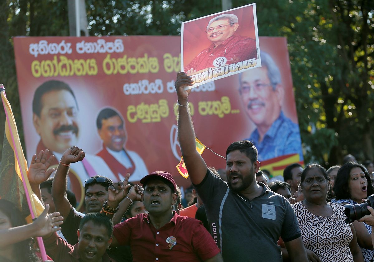 Sri Lanka is voting, China is smiling