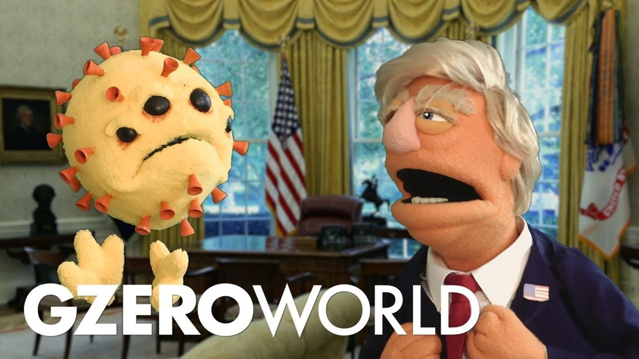 Viral road trip song: Trump & COVID travel the US