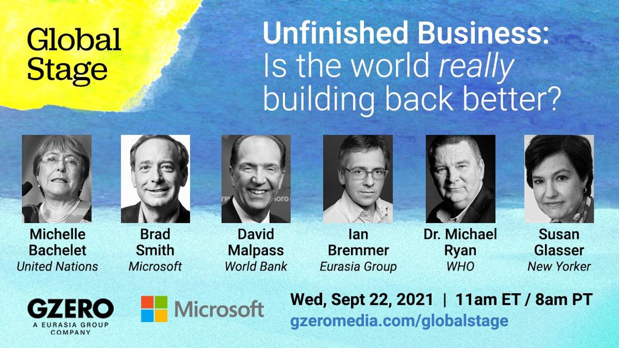 Is the world really building back better? Watch our live discussion today at 11am ET