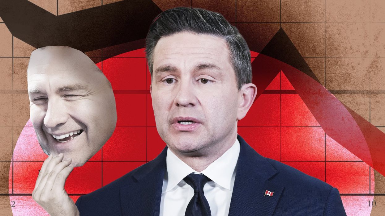 Poilievre riding convoy into electoral brick wall