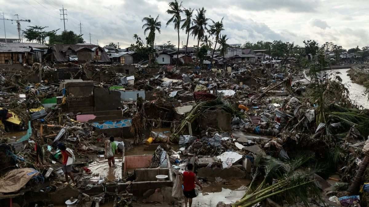 Hard Numbers: Typhoon rips through the Philippines, Europe wants more rail, Israel returns bodies to Gaza, Canada’s Carney unveils first budget