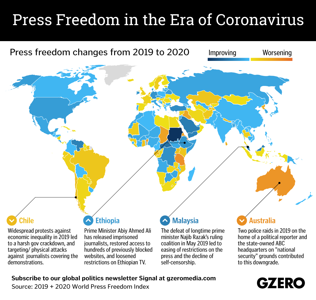 The Graphic Truth: Press freedom in the era of coronavirus