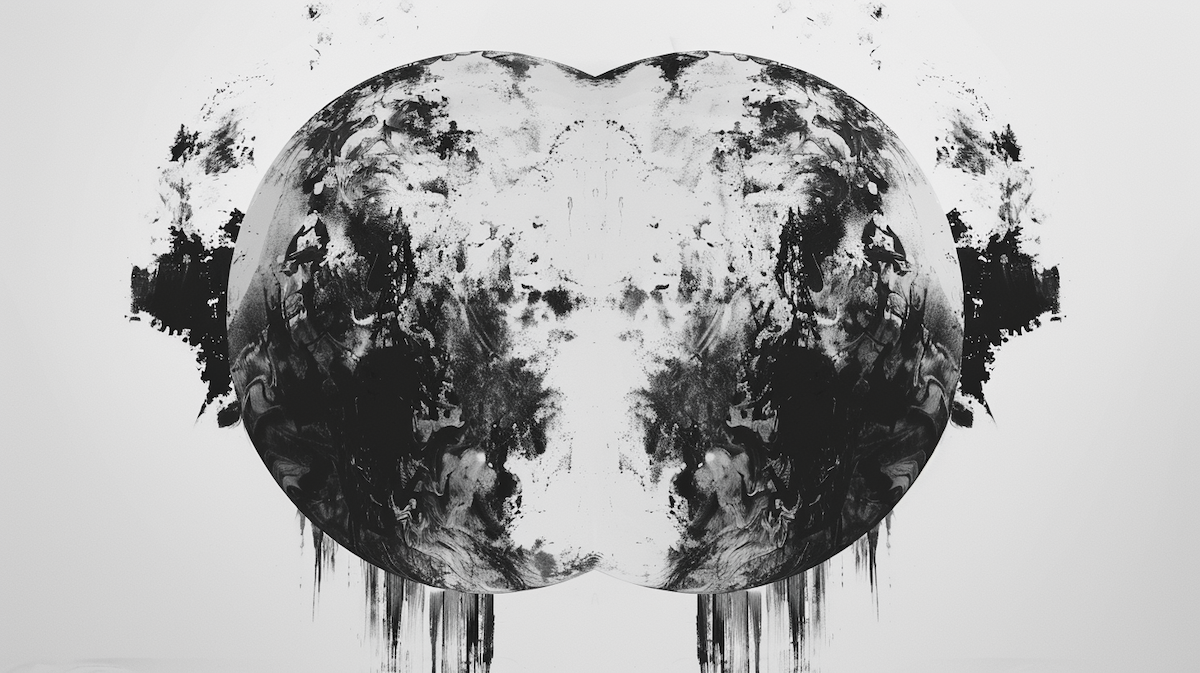 The world is an inkblot