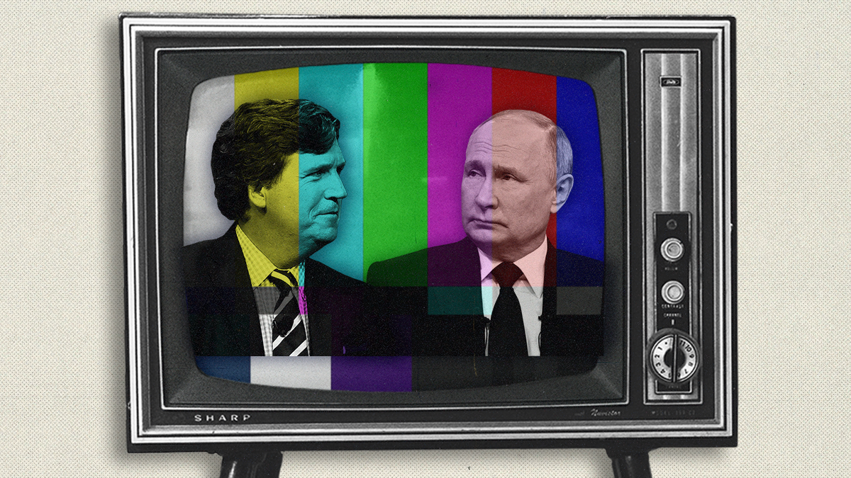Tucker Carlson went all the way to Moscow for that?