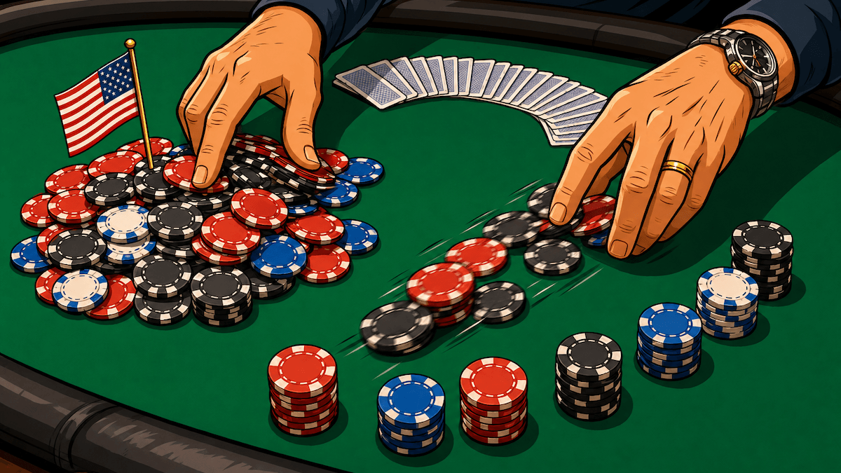 The world hedges its bets on America