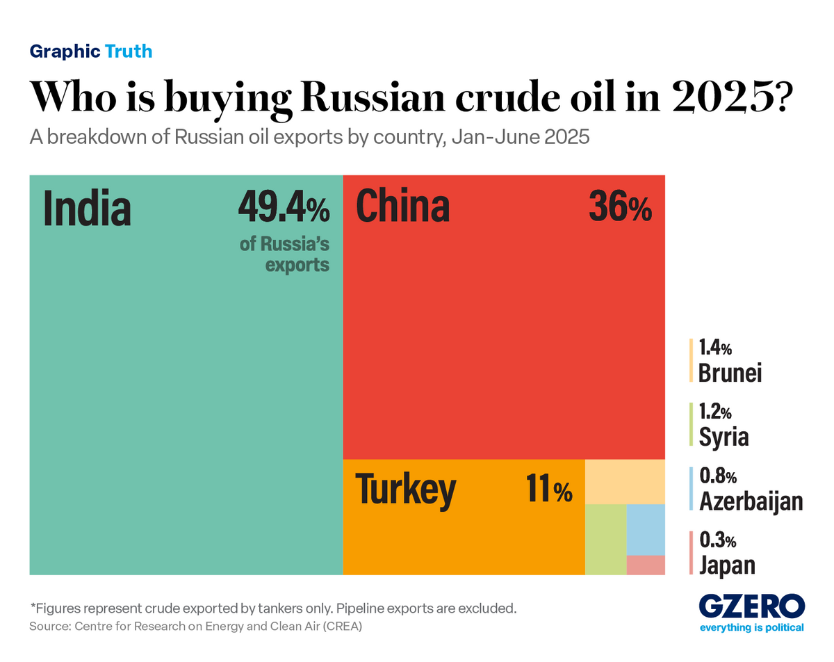 Graphic Truth: Who is still buying Russian oil?