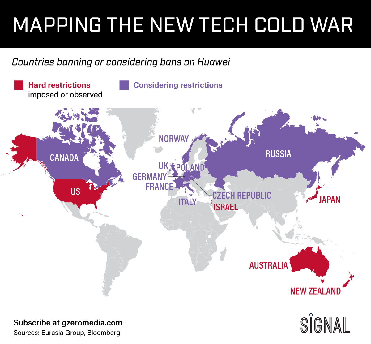 The Graphic Truth: Mapping The New Tech Cold War