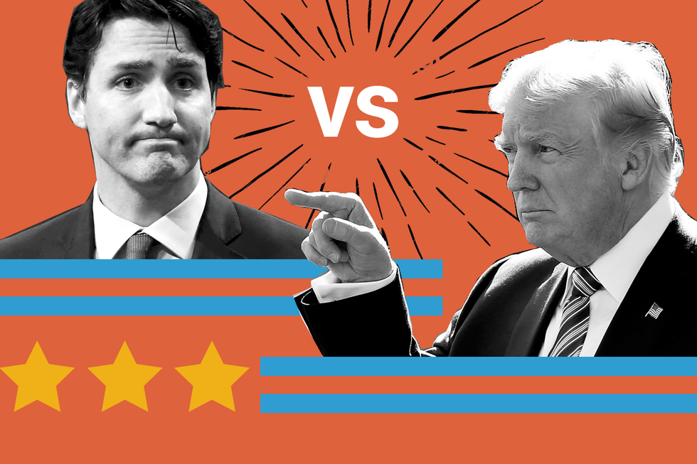 Donald Trump and Justin Trudeau: The opposite of a love story
