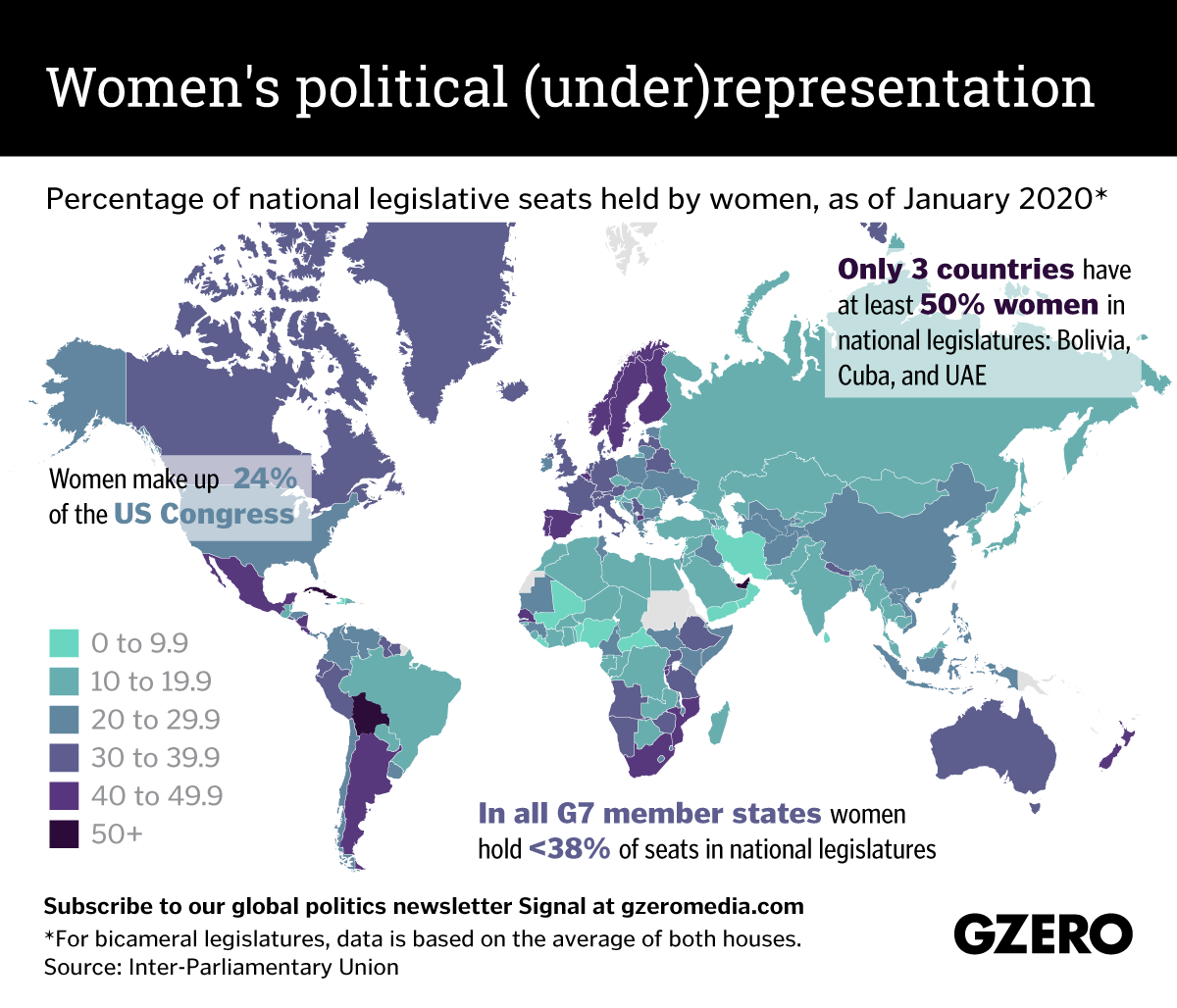 The Graphic Truth: Women's political (under)representation