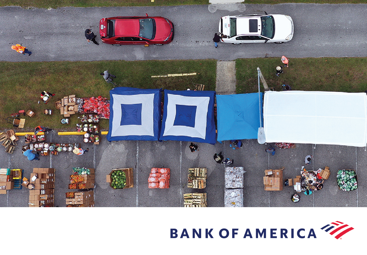 Bank of America provides funding to local food banks
