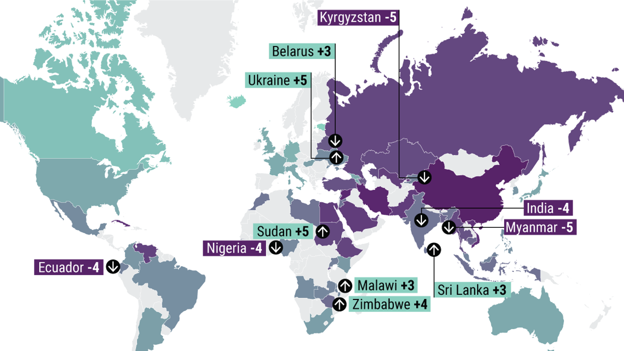 The Graphic Truth: How free is the internet?
