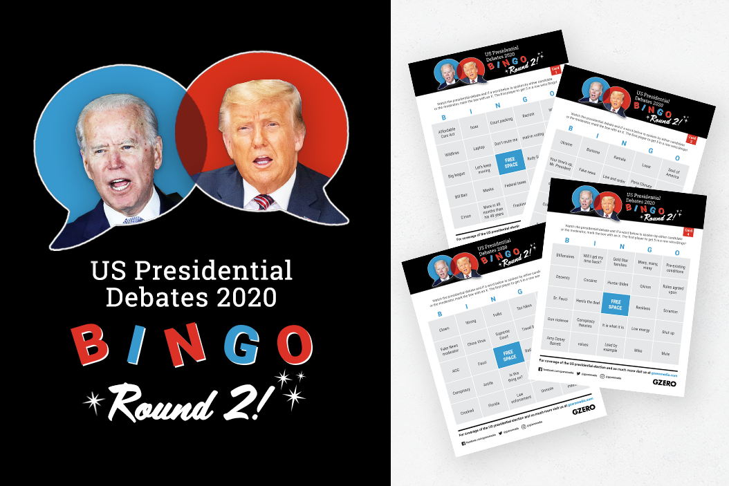 Debate Bingo - Round 2: US Presidential Debates 2020