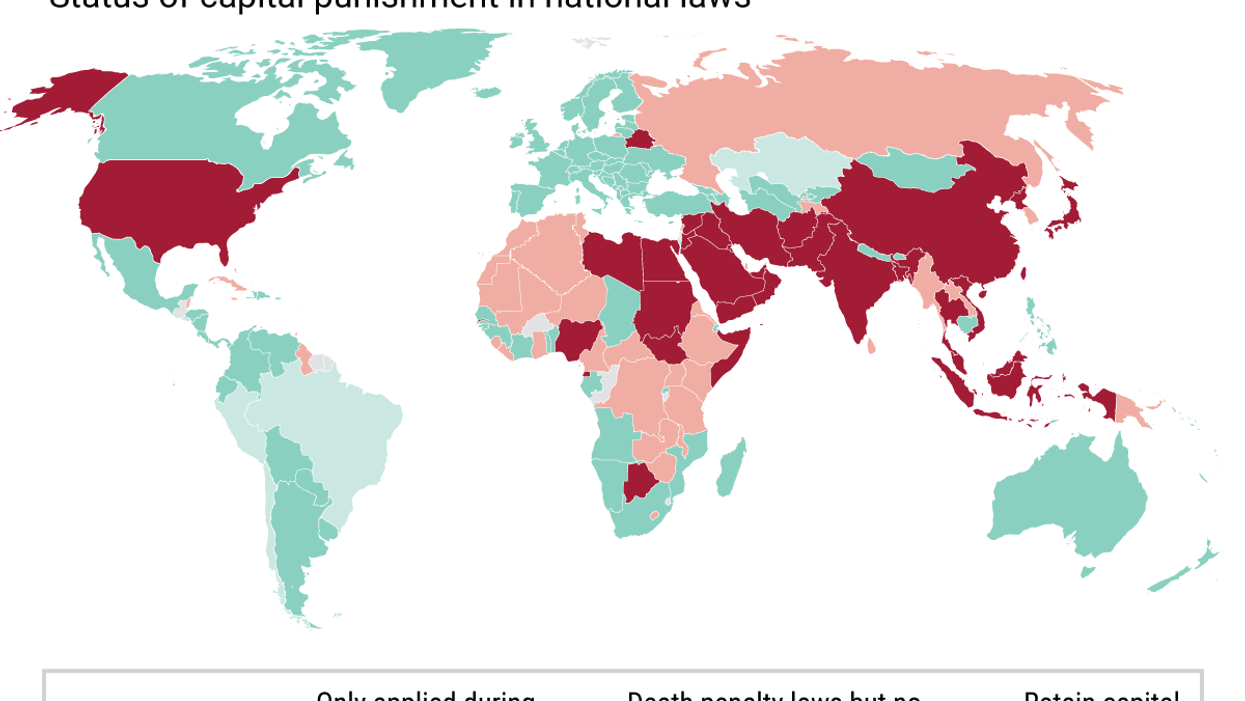 The Graphic Truth: The death penalty around the world