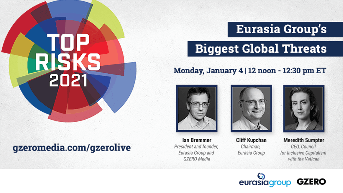 Top Risks 2021: Eurasia Group's Biggest Global Threats