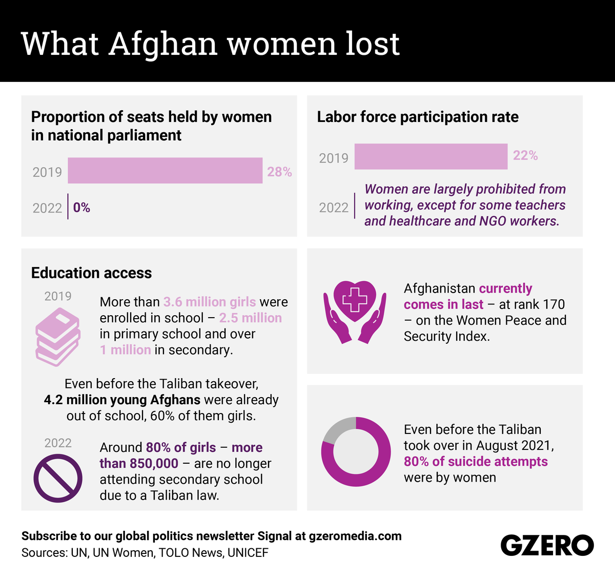 The Graphic Truth: What Afghan women lost