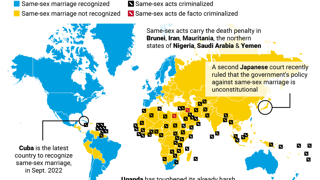 The Graphic Truth: Worlds apart on LGBTQ rights
