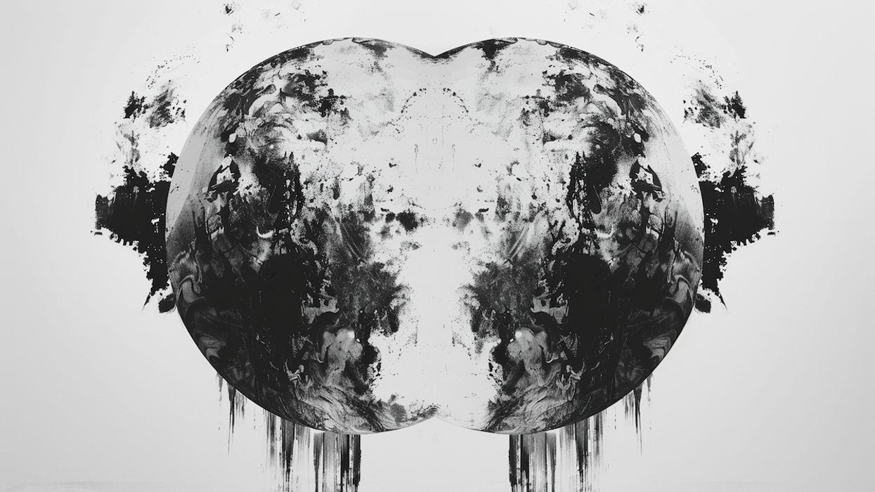 The world is an inkblot