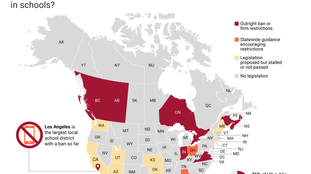 Graphic Truth: The state of cellphone bans in schools