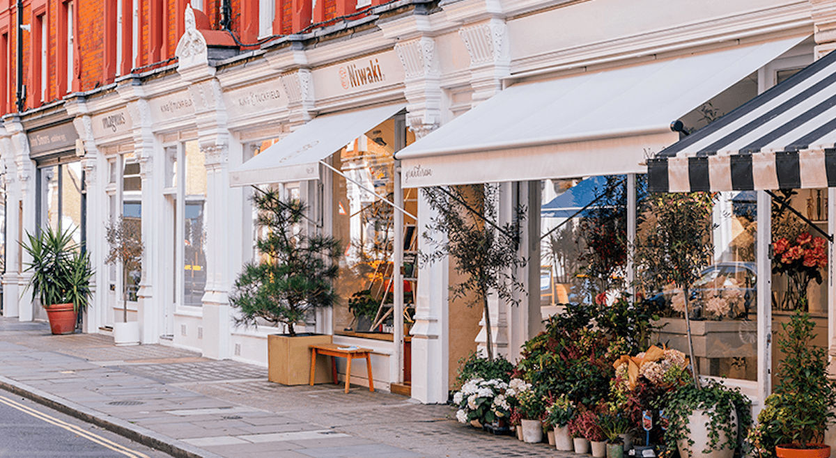 Small business storefront