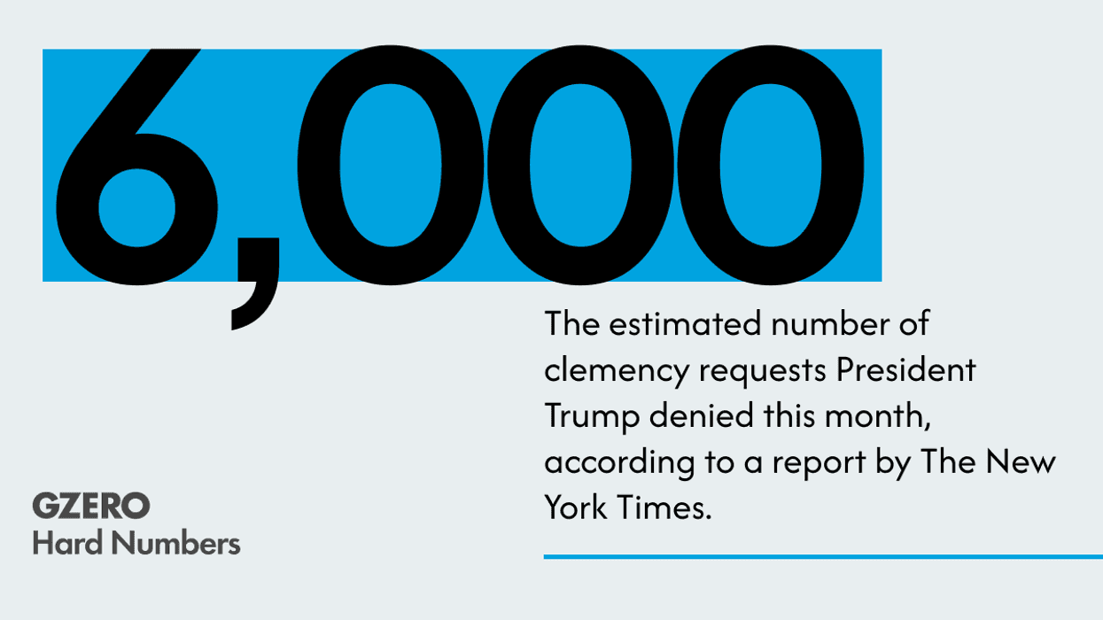 Hard number: Clemency denied