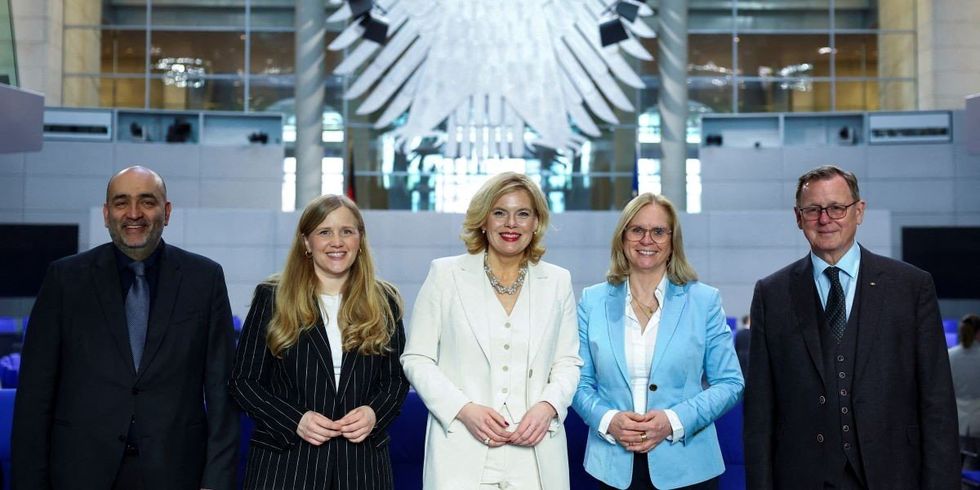 Inaugural session of the German lower house of Parliament, the Bundestag, in Berlin
