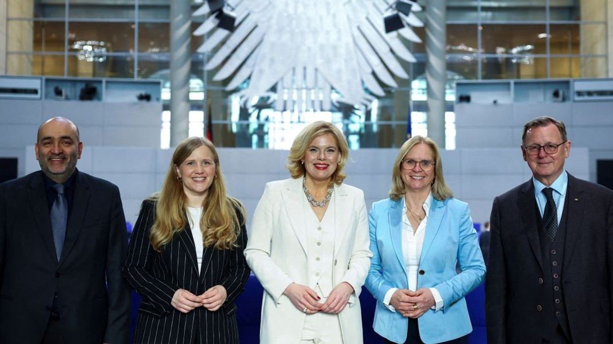 Inaugural session of the German lower house of Parliament, the Bundestag, in Berlin