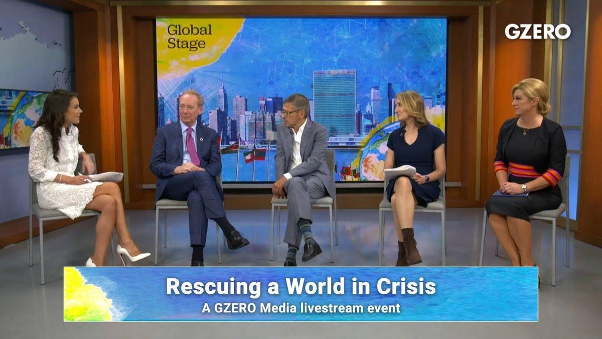 Who can solve the world's "emergency of global proportions"?
