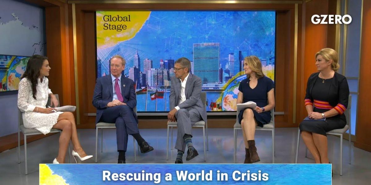 Who can solve the world's "emergency of global proportions"?
