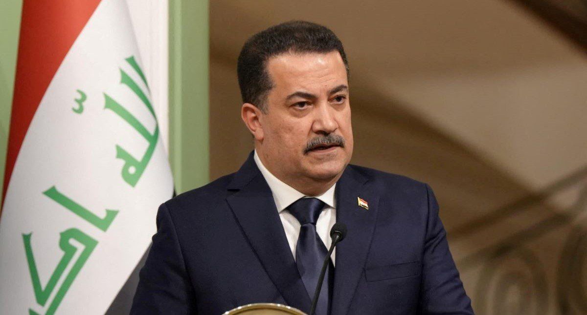 ​Iraqi Prime Minister Mohammed Shia al-Sudani attends a press briefing in Tehran, Iran, January 8, 2025.