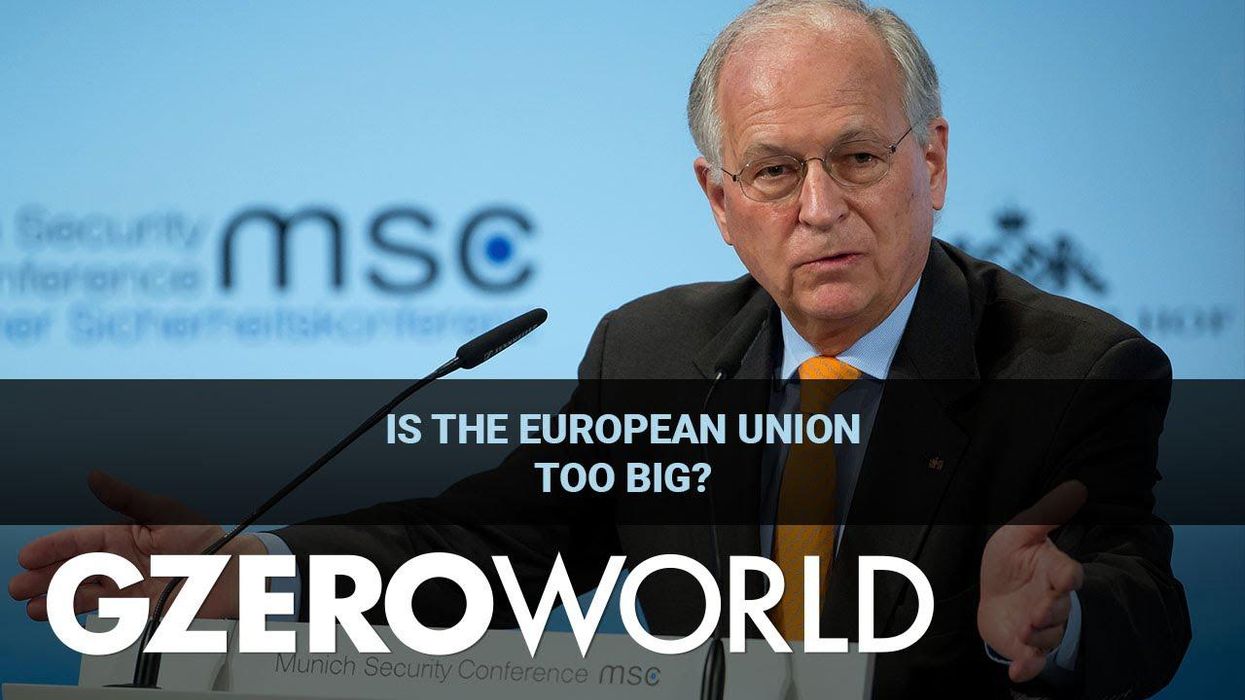 Is the European Union too big? Wolfgang Ischinger on the EU's future