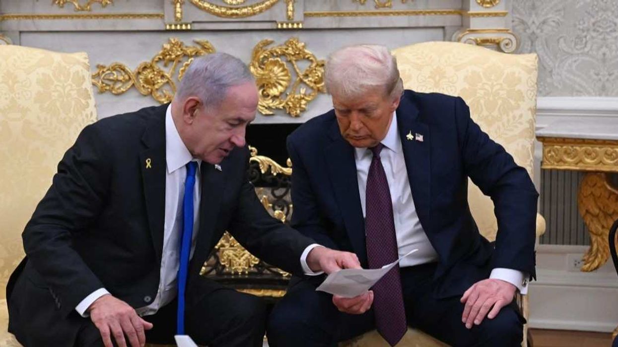 Israel Prime Minister Benjamin Netanyahu meets U.S President Donald Trump at the White House on Monday September 29, 2025.