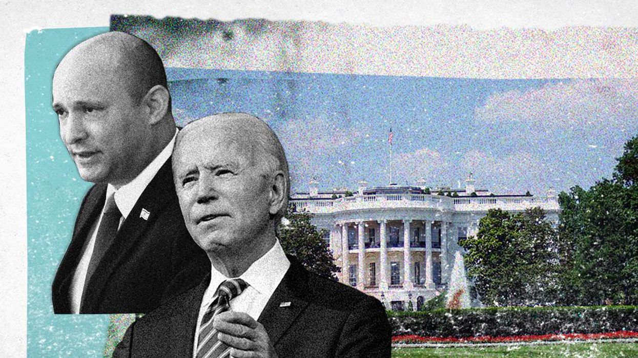 Israel's PM Naftali Bennett and US President Joe Biden