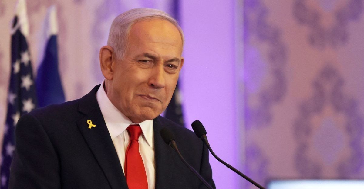 ​Israeli Prime Minister Benjamin Netanyahu speaks during ‘Christian Conference’ in Jerusalem July 27, 2025. 