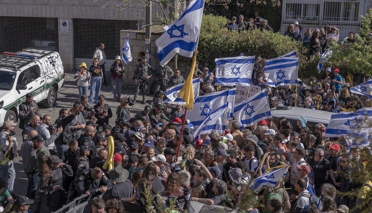 ​Israelis protest against the government over Prime Minister Benjamin Netanyahu's plans to remove Shin Bet chief Ronen Bar, the resumption of Israeli strikes on Gaza, and the return of far-right politician Itamar Ben Gvir to the cabinet.