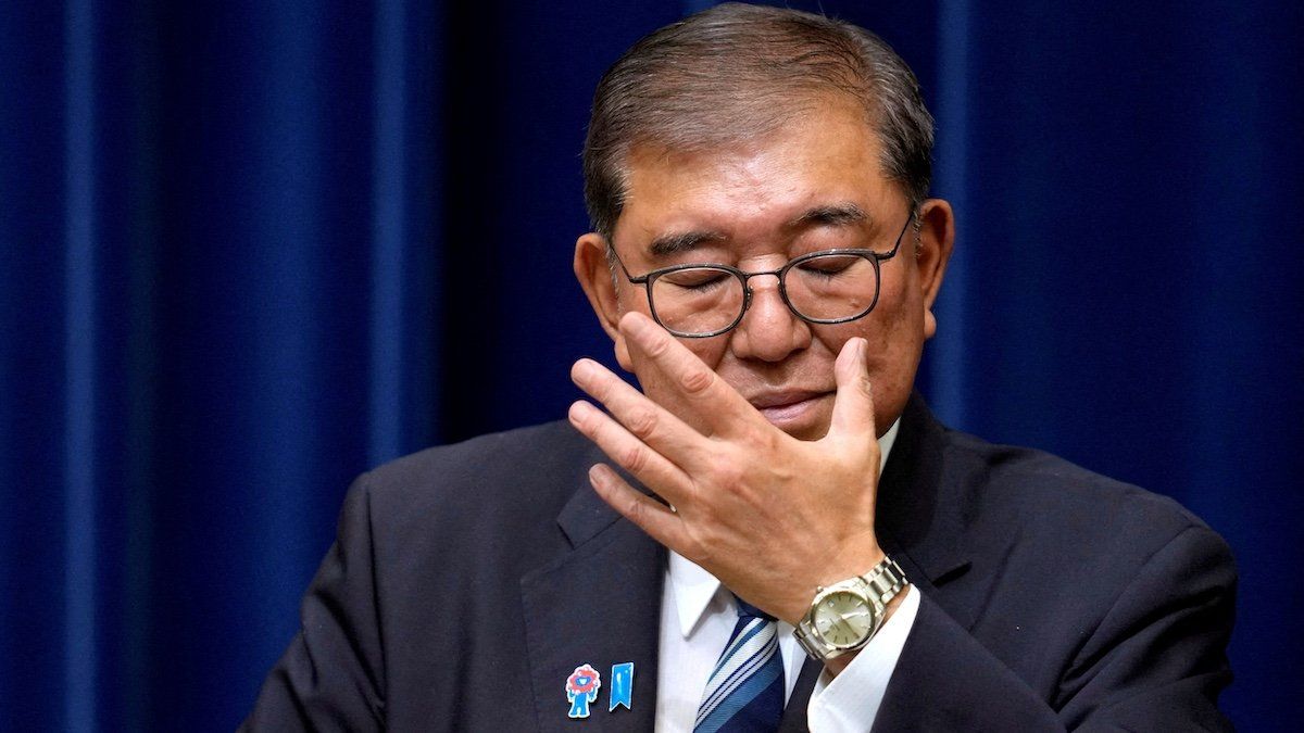 ​Japanese Prime Minister Shigeru Ishiba announces his resignation in Tokyo, Japan, on September 7, 2025.